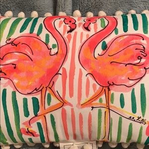 Lilly Pulitzer Other - Lilly Pulitzer flamingo pillow Lilly Pulitzer Other - Lilly Pulitzer flamingo pillow